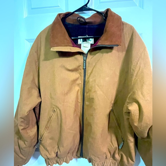 Vintage L.L Bean Lined Wool Bomber jacket - Picture 1 of 6